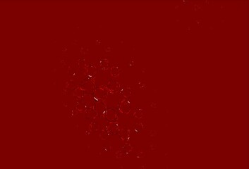 Light red vector layout with circle shapes.