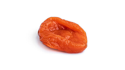 Dried apricots on a white background. High quality photo