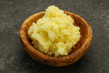 Mashed potato in the bowl