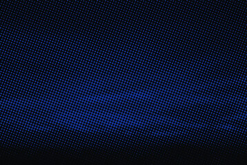 Dots Background. Monochrome Vintage Texture. Pop-art Pattern. Abstract dark sky blue and navy  Overlay. Vector illustration