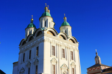 Fototapeta premium Ancient Cathedral in the Astrakhan Kremlin