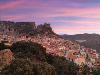 Obraz premium sunset in the mountains