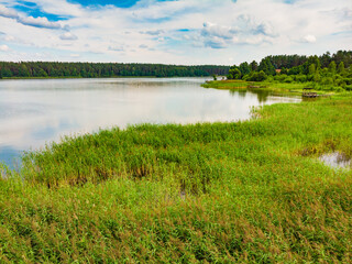 Lake Kierwik on Masuria, Poland