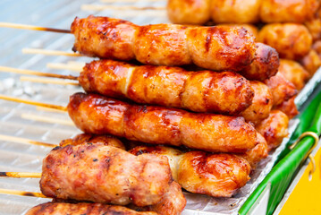 Grill food from Thailand Southeast Asia