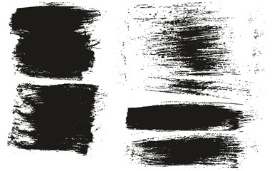 Round Brush Regular Long Background Mix Artist Brush High Detail Abstract Vector Background Mix Set 