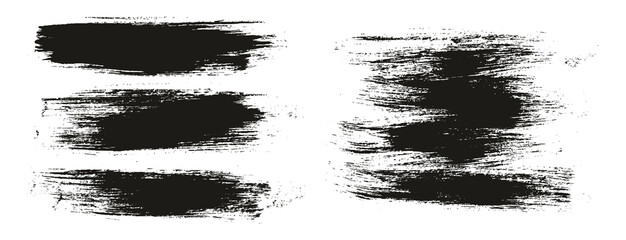 Round Brush Regular Long Background Mix Artist Brush High Detail Abstract Vector Background Mix Set 