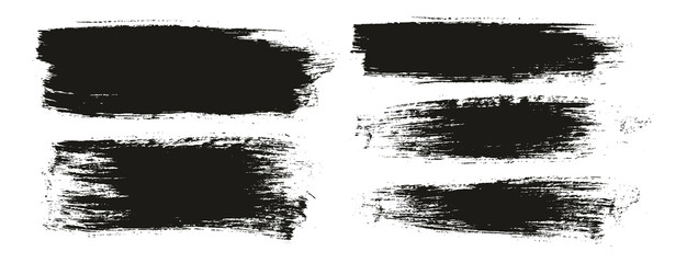 Round Brush Regular Long Background Mix Artist Brush High Detail Abstract Vector Background Mix Set 