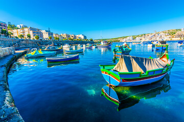 Fototapeta na wymiar St Paul Bay in Malta