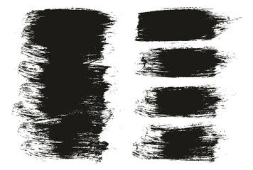 Round Brush Regular Long Background Mix Artist Brush High Detail Abstract Vector Background Mix Set 