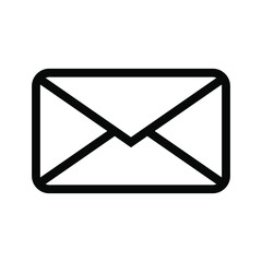 Mail icon. Online postal sign. vector illustration on white background