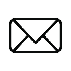 Mail icon. Online postal sign. vector illustration on white background