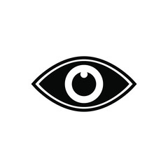 Eye Icon Vector Design Template on white background