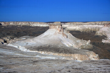 Western Kazakhstan. Mangystau. Ustyurt plateau. Chinks of the Bozzhira tract.