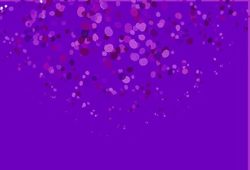 Light Purple vector pattern with lamp shapes.
