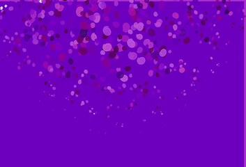 Light Purple vector pattern with lamp shapes.