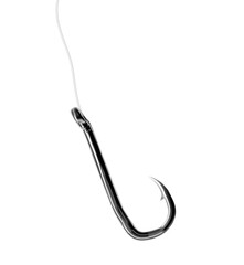 Fishing Hook.Vector illustration on white background