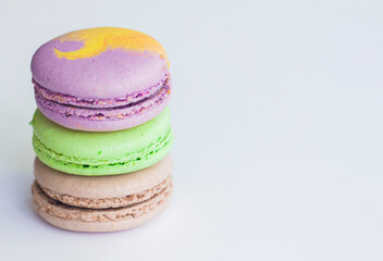 macaroons and cup of tea