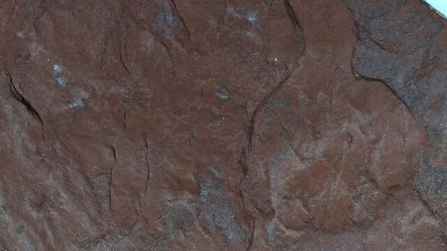 slate of Dillenburg, Germany on a turn table