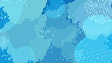 Scene Background Illustration Abstract Blue Liquid Pattern