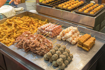 Fried Skewers Fast Food