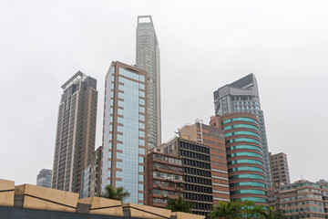 Fototapeta na wymiar Kowloon Skyscrapers
