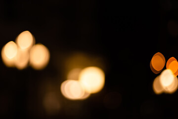 glitter vintage lights background. silver and light gold. de-focused.