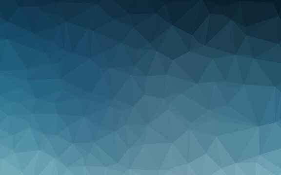 Light BLUE vector polygonal background.