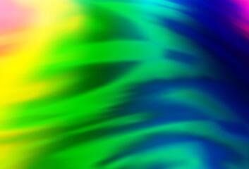 Light Multicolor, Rainbow vector blurred pattern.
