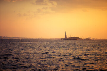 Naklejka na ściany i meble USA. Statue of Liberty, a national monument