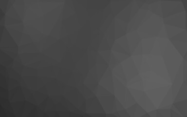 Obraz premium Dark Silver, Gray vector polygonal pattern.