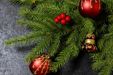 Christmas background with the ability to insert text. Holiday greetings