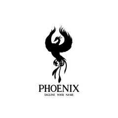 phoenix logo vector. illustration phoenix design logo vector