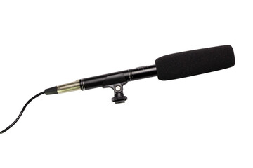 microphone on white background
