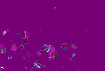 Light multicolor, rainbow vector texture with disks.