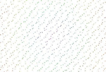 Light Multicolor, Rainbow vector backdrop with music notes.