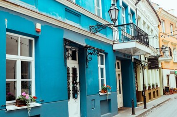 colorful houses in vilnius