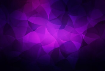 Obraz premium Dark Purple, Pink vector background with abstract shapes.