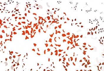 Fototapeta premium Light Red, Yellow vector texture with random forms.