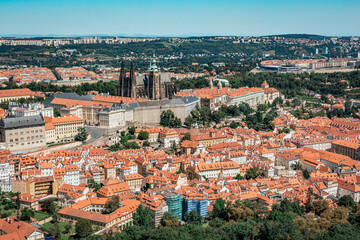 City, Panorama, Prague, Czech Republic, summer, holiday
