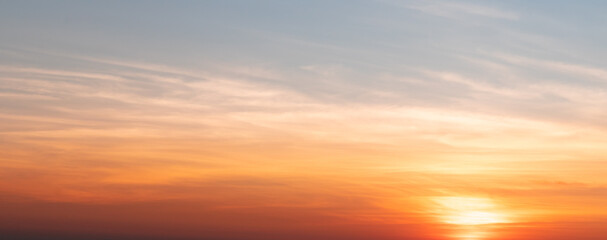 colorful of sky and beautiful mountain landscape.Morning sunrise time mountain scenery
