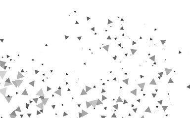 Light Silver, Gray vector texture in triangular style.