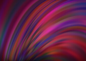 Dark Pink vector template with bubble shapes.