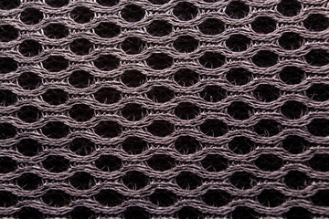 black and gray grid texture close up