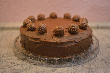 Ferrero Rocher: A delicious Ferrero Rocher cake