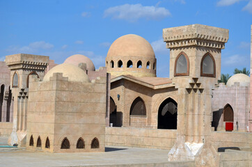 Al Mustafa mosque, a large Islamic temple in the city center. Sharm El Sheikh, Egypt 
