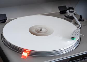 White vinyl records