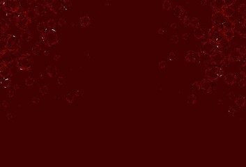 Light Red vector backdrop with dots.