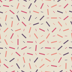 Seamless abstract geometric pattern. Beautiful for textile or paper print. Vector illustration. Cute repeating background.