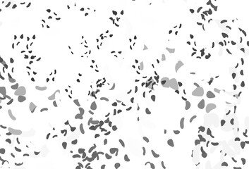 Light Silver, Gray vector texture with random forms.