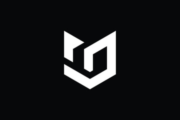 Obraz premium VM logo letter design on luxury background. VM logo monogram initials letter concept. MV icon logo design. MV elegant and Professional letter icon design on black background. M V VM MV